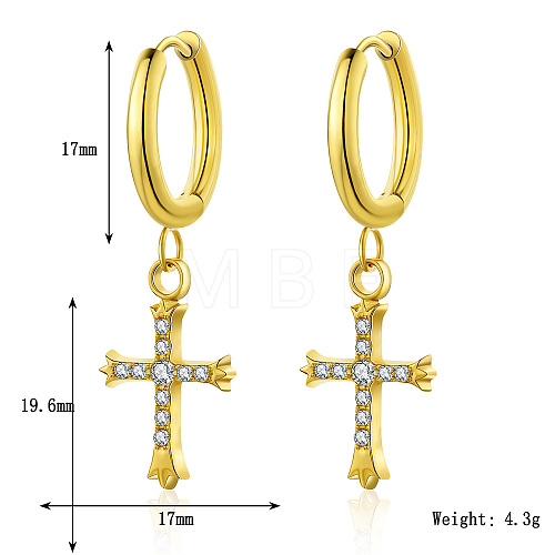 Elegant Gold Pendant Earrings Set for Daily Wear Stainless Steel Jewelry WX4038-1-1