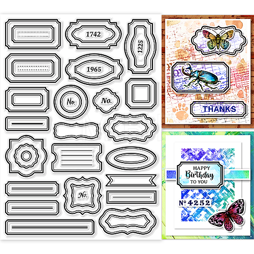 Custom PVC Plastic Stamps DIY-WH0296-0035-1