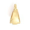 Brass with Cubic Zirconia Pendants KK-Q781-04G-2