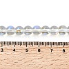 Electroplate Glass Beads Strands EGLA-Q062-8mm-A08-4