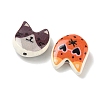 Spray Painted Alloy Beads FIND-Z109-01D-2