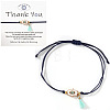 Hamsa Hand with Evil Eye Alloy Enamel Charm Bracelets LS-GS7845-4-1