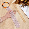 Sparkly Rhinestone Wine Bottle Bag AJEW-WH0609-899C-3