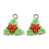 Christmas Theme Opaque Resin Pendants RESI-S08-02N-1