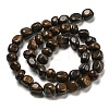 Natural Bronzite Beads Strands G-D081-A11-01-3