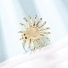 Brass Cuff Open Rings RJEW-Z129-02G-02-2