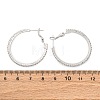 Brass Micro Pave Cubic Zirconia Stud Earrings EJEW-R025-32P-5