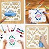 PET Hollow Out Drawing Painting Stencils DIY-WH0405-0004-4