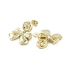 Bowknot Brass Dangle Stud Earrings EJEW-Q811-13P-2