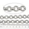 304 Stainless Steel Flat Round Link Chains CHS-Z008-02P-3