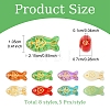 40Pcs 8 Styles Glass Beads GLAA-YW0005-84-2