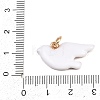 Brass Enamel Pendants ENAM-I087-03B-3