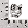 304 Stainless Steel Hollow Connector Charms STAS-Z069-05P-3
