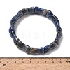 Bamboo Natural Sodalite Beads Stretch Bracelets for Women Men BJEW-K304-01E-5