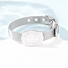 304 Stainless Steel Watch Band Chain Bracelets for Women Men BJEW-P386-09P-C-2