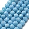 Natural Malaysia Jade Beads Strands G-L645-A01-8mm-15-1