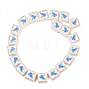 Printed Handmade Porcelain Beads PORC-G016-04C-2