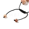 12.5mm Round Natural Netstone Braided Bead Bracelets for Women Men BJEW-C060-01C-3