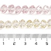 Transparent Painted Glass Beads Strands X1-DGLA-A034-T6mm-A25-3