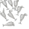 SHEGRACE Brass Clear Cubic Zirconia Pendants XGRQ3K848-525P-1
