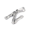 Non-Tarnish 304 Stainless Steel Pendants STAS-F235-01P-N-2