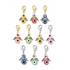 Ecil Eye Angel Resin Pendant Decorations HJEW-JM01514-1