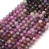 Natural Ruby Beads Strands G-B121-A01-01A-1