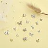 16 Style Alloy Rhinestone Cabochons FIND-CA0005-65-3