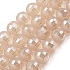 Electroplate Glass Beads Strands EGLA-S194-08-3