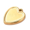 304 Stainless Steel Pendant Cabochon Settings STAS-Z204-04G-13-2