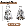 Alloy Bell Charms FIND-WH0173-417AS-2