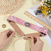 1Pc PU Leather with Alloy Oval Tie Knot Belts for Women AJEW-CL0005-37-3