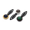 Alloy & Iron Bookmark Cabochon Settings PALLOY-N184-07AB-5