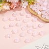 120Pcs Spray Painted Transparent Glass Beads GLAA-ME0001-41-4