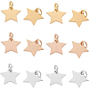 30Pcs 3 Colors 304 Stainless Steel Charms STAS-BC0002-86-1