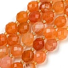 Natural Orange Botswana Agate Beads Strands G-N342-45-2