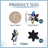 16Pcs Glass Sew On Patches PATC-FG0003-86C-2