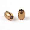 Barrel Ion Plating(IP) 304 Stainless Steel Spacer Beads STAS-L176-01G-2