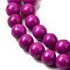 Synthetic Turquoise Beads Strands TURQ-G106-4mm-02O-3