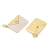 Brass Micro Pave Cubic Zirconia Pendants X-KK-U058-19G-2