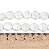 Electroplate Porcelain Imitation Pearl Beads Strands BSHE-Z009-02B-5