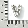 Rack Plating Brass Clear Cubic Zirconia Pendants KK-S378-01P-V-3