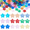 90Pcs 9 Colors Transparent Glass Beads GLAA-TA0004-42-1