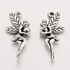 Tibetan Style Alloy Fairy Pendant Rhinestone Settings X-TIBEP-Q043-350-RS-3