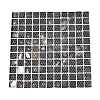 Natural Black Lip Mosaic Tiles Cabochons SHEL-Q029-10-3