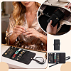 2Pcs PU Leather Jewelry Rolls for Rings Earrings Necklaces AJEW-FG0005-98A-5