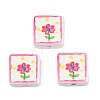 Printed Handmade Porcelain Beads LS-PORC-G016-04A-1