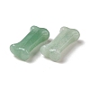 Natural Green Aventurine Dog Bone Shape Sculptures DJEW-G033-01A-03-3