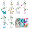 DIY Butterfly Keychain Making Kits DIY-SC0033-73-1