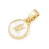 Brass Charms KK-E798-01G-G-2